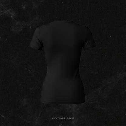 Fractured Edge Short Sleeved Fitted Tee