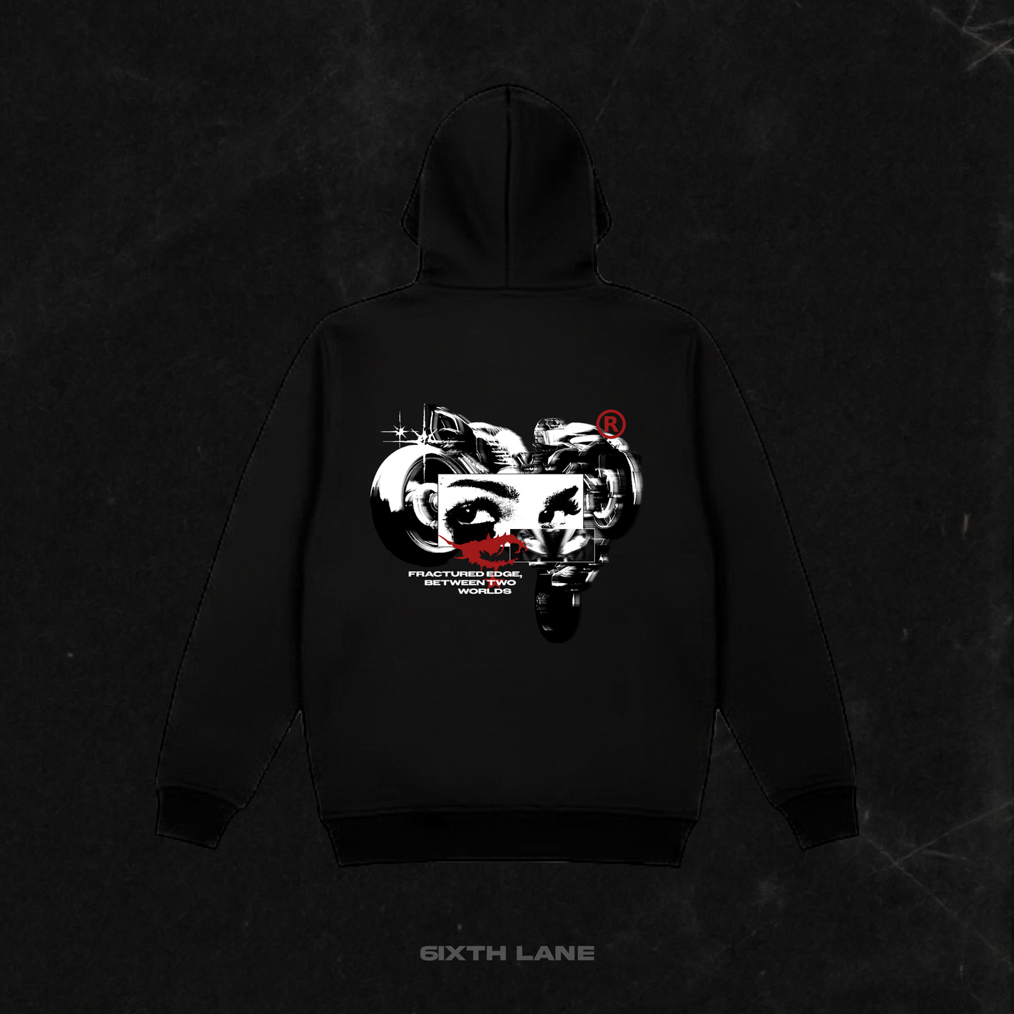 Fractured Edge Hoodie