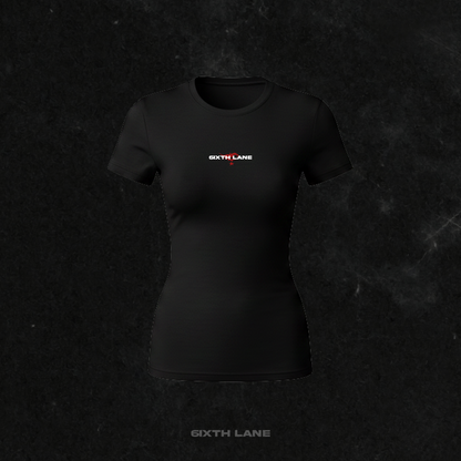 Fractured Edge Short Sleeved Fitted Tee