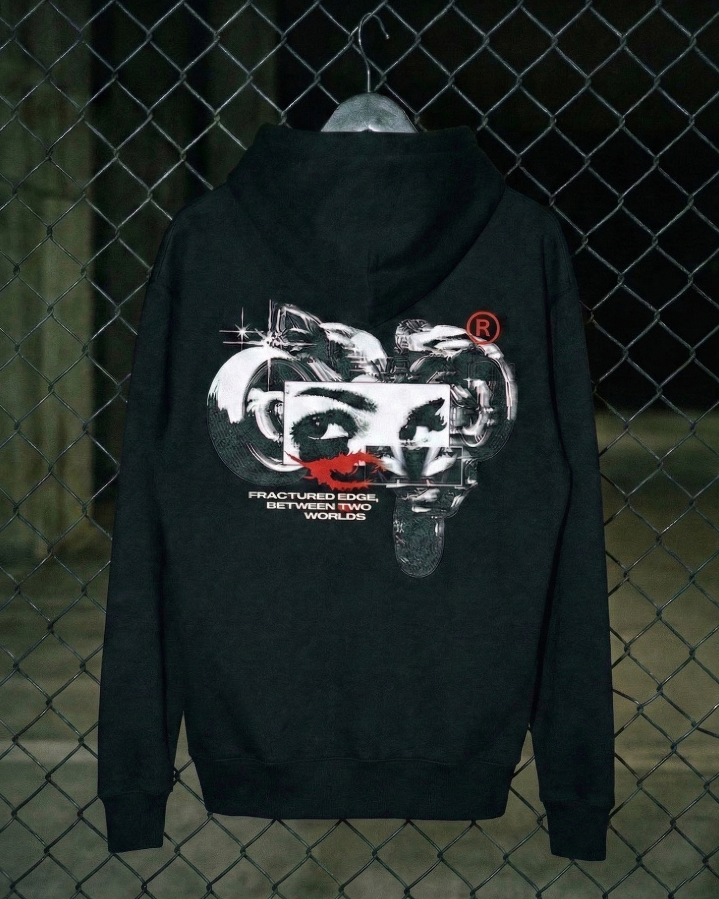 Fractured Edge Hoodie